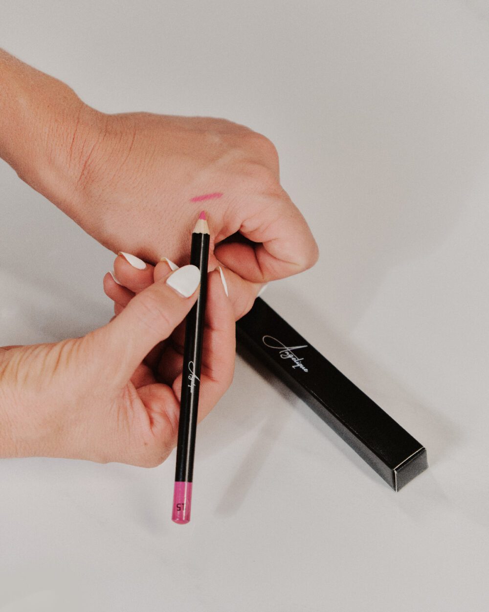 Hot Pink Lip Pencil (#15) - Angelique Lipstick