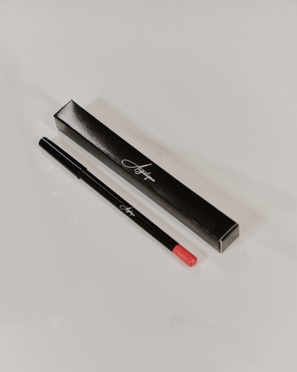 Coral Red Lip Pencil (#18) - Angelique Lipstick - Image 2