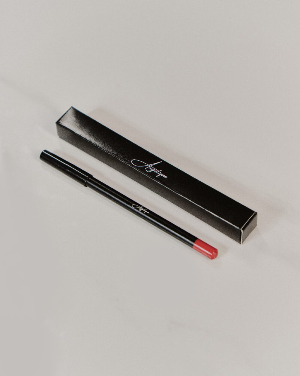 Maroon Red Lip Pencil (#13) - Angelique Lipstick - Image 2